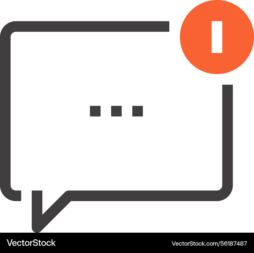 Message bubble icon Message bubble icon Vector Image