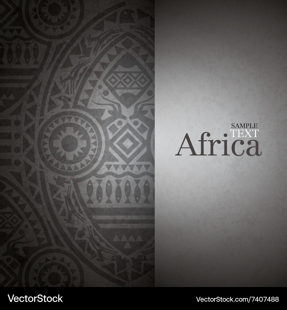 African Pattern Background – Royalty-Free Vector | VectorStock, image size:1000x1080