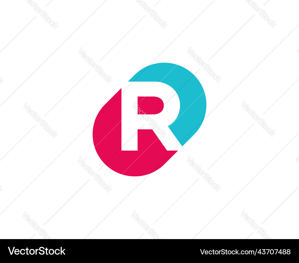 Letter r logo icon design template elements Letter r logo icon design template elements vector image