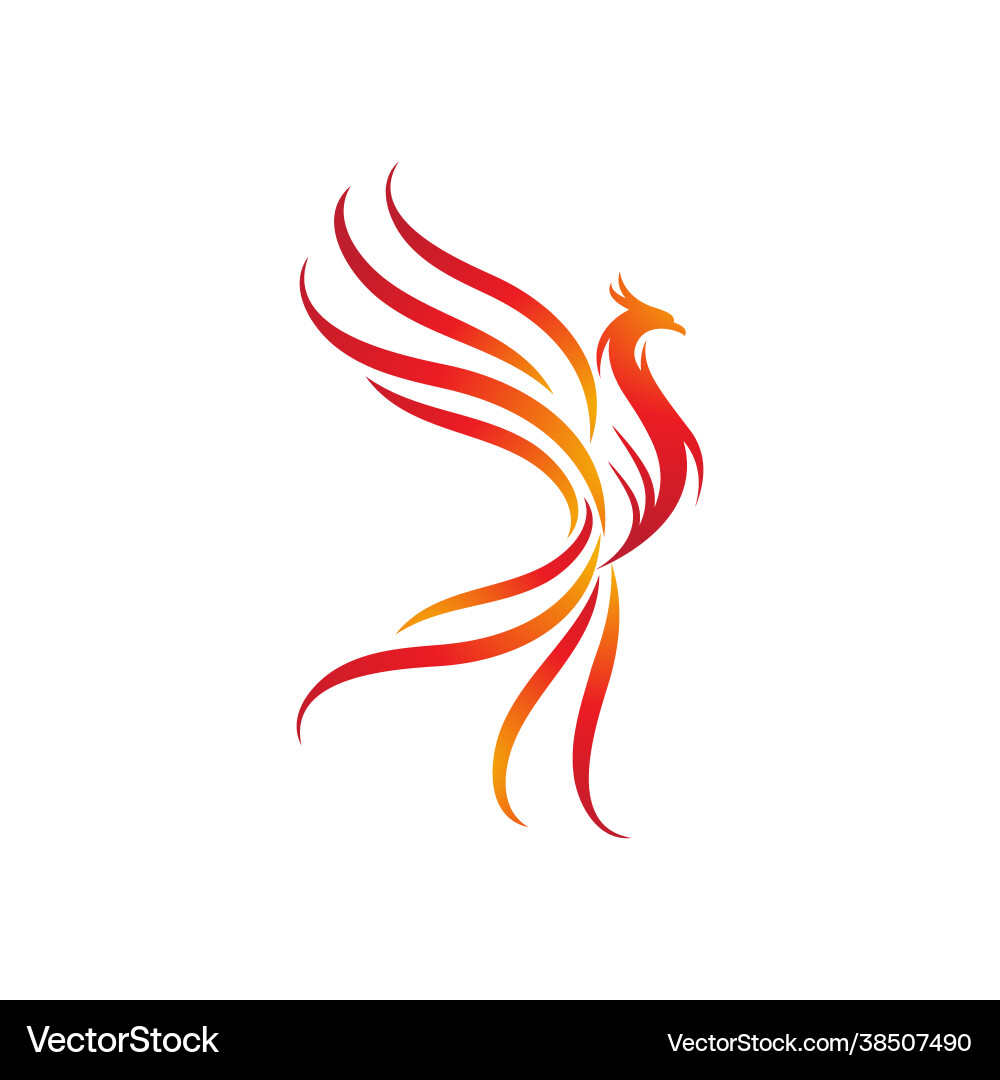 Phoenix icon Phoenix icon vector image