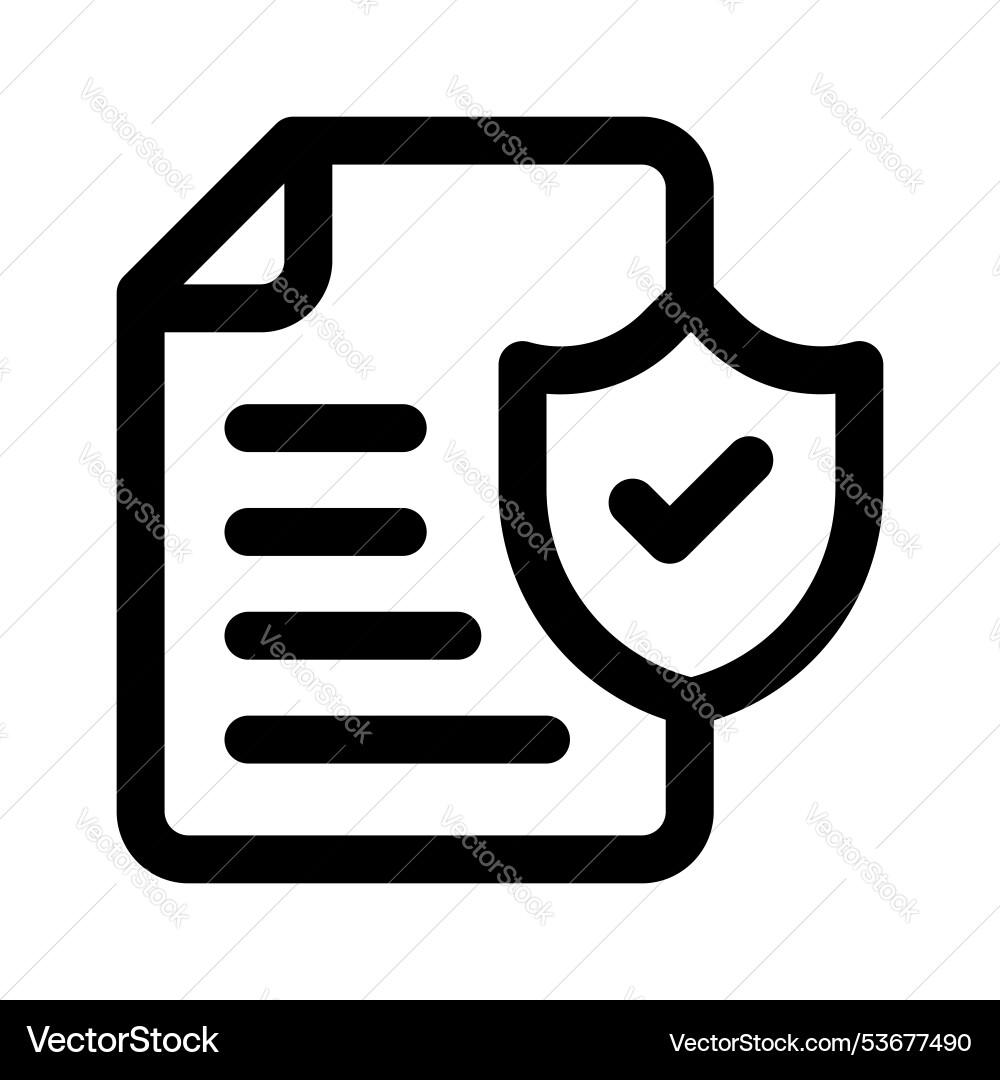 Secure file Vector Image