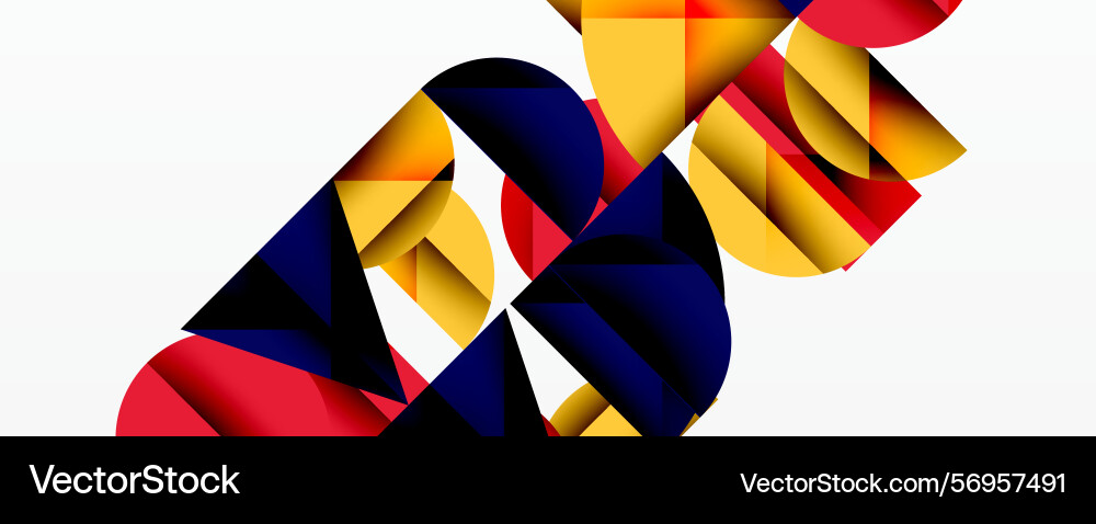 Abstract geometric shapes overlap creating Abstract geometric shapes overlap creating vector image