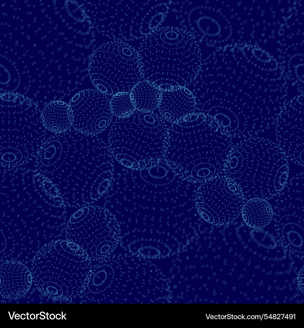 Abstract texture with spheres from dots Abstract texture with spheres from dots vector image