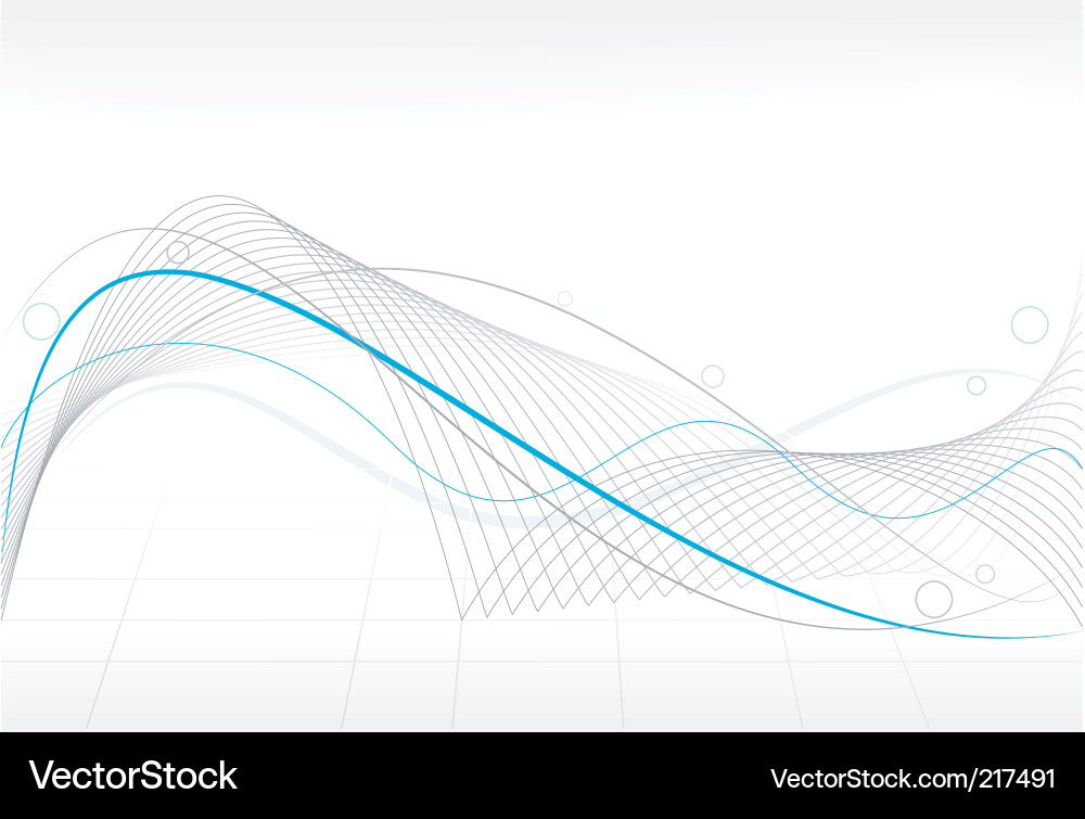 Dynamic Wave Background vector image