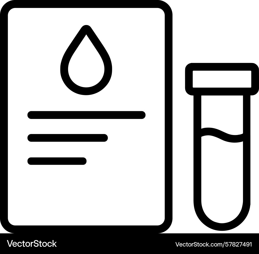 Set of web icons featuring a document vector image