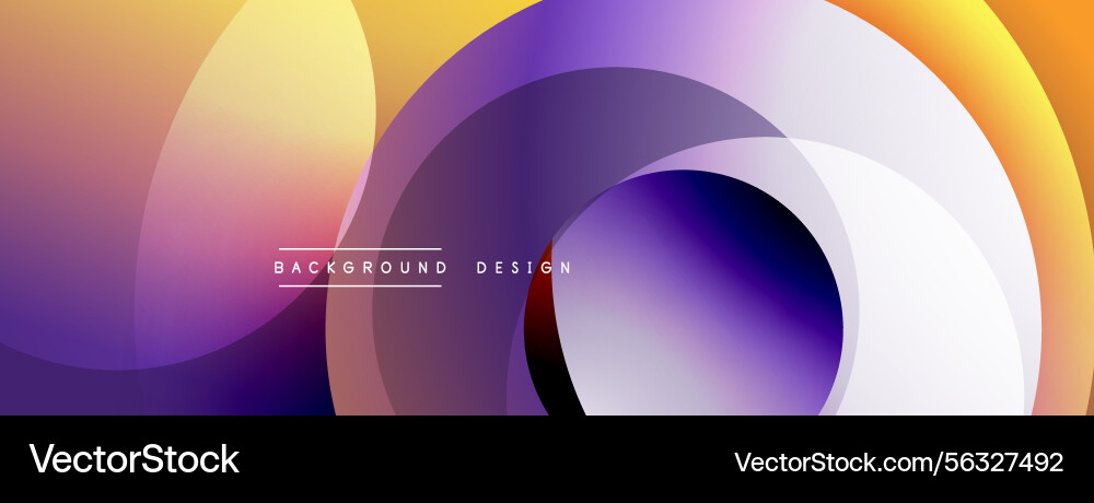 Abstract colorful circles overlap creating Abstract colorful circles overlap creating vector image