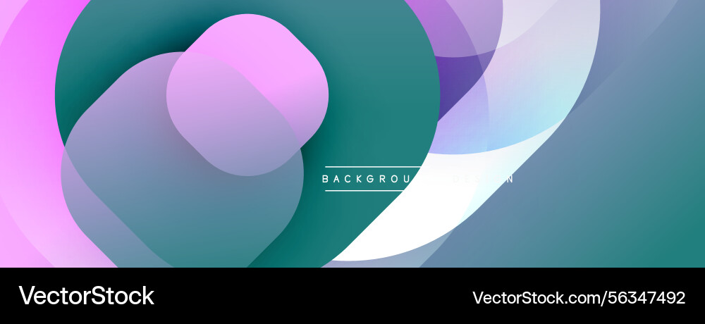 Abstract design features overlapping translucent Abstract design features overlapping translucent vector image
