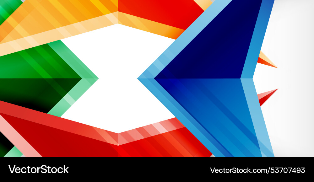 Abstract background color triangles and arrows Abstract background color triangles and arrows Vector Image