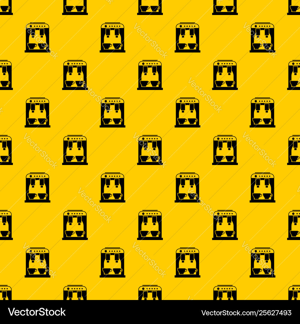 Coffee machine pattern Vector Image