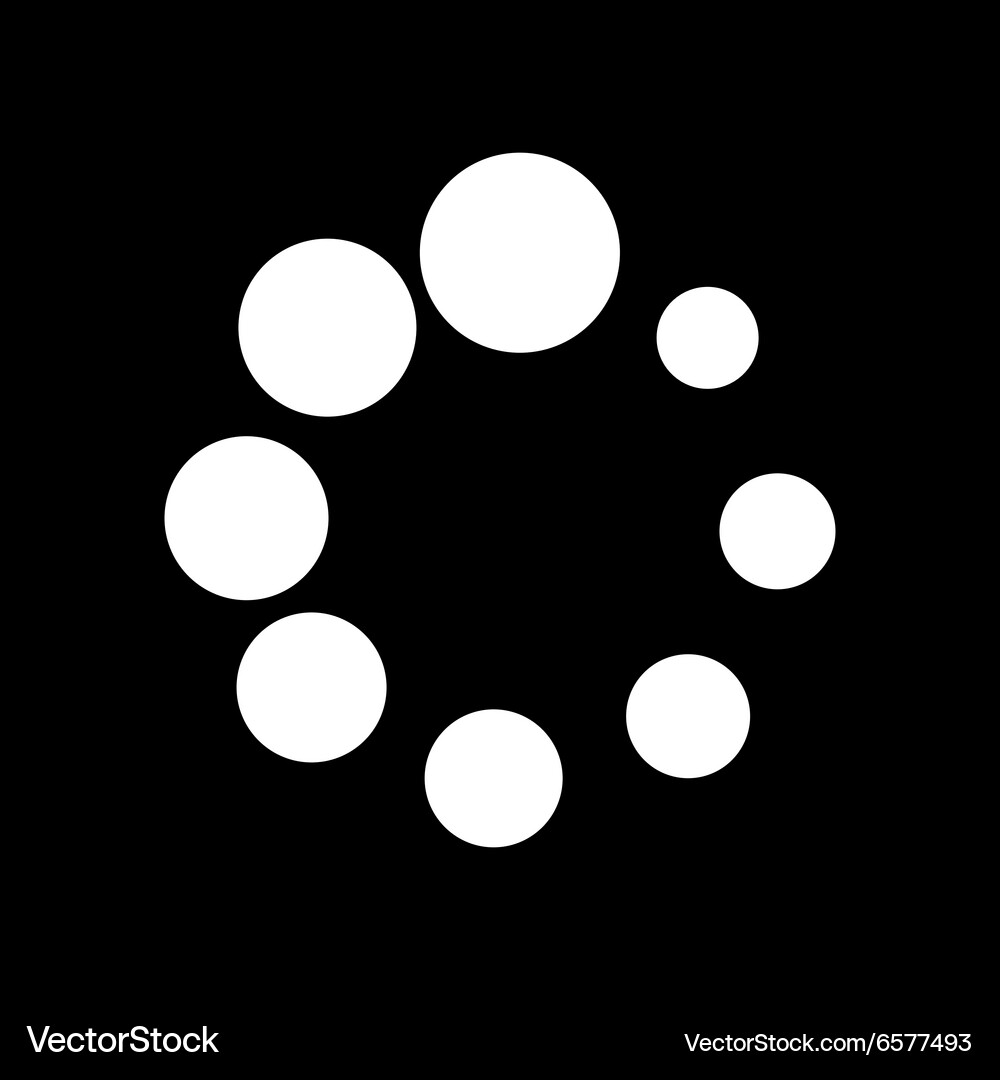 Loading icon load symbol flat Vector Image
