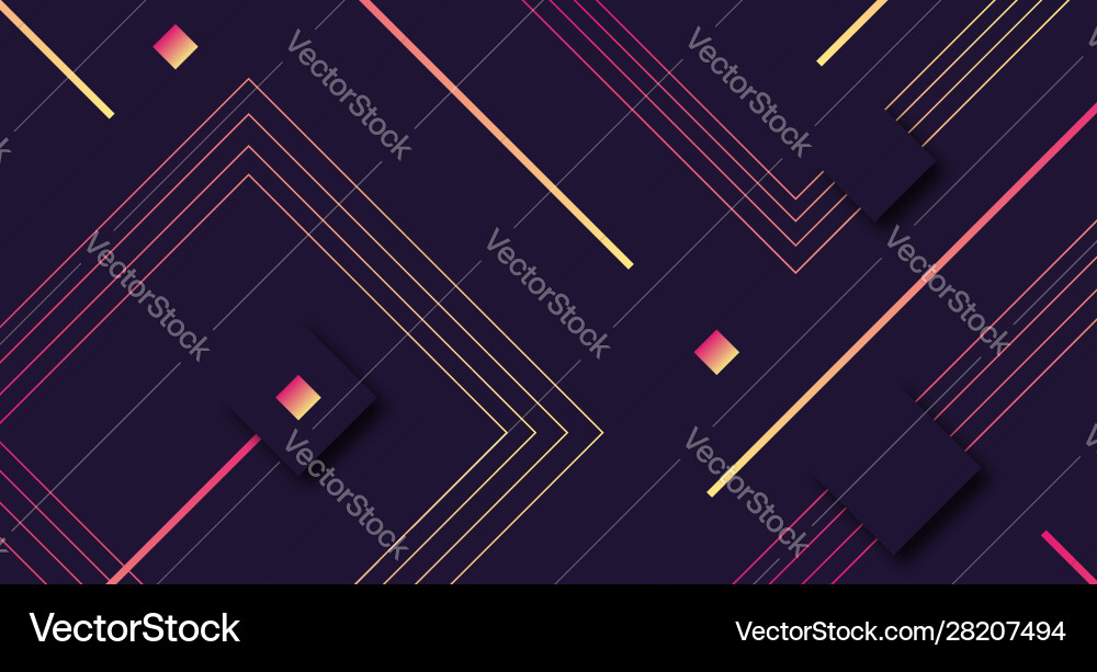 Dynamic Gradient Geometric Background vector image