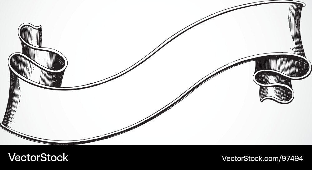Scroll banner Royalty Free Vector Image - VectorStock