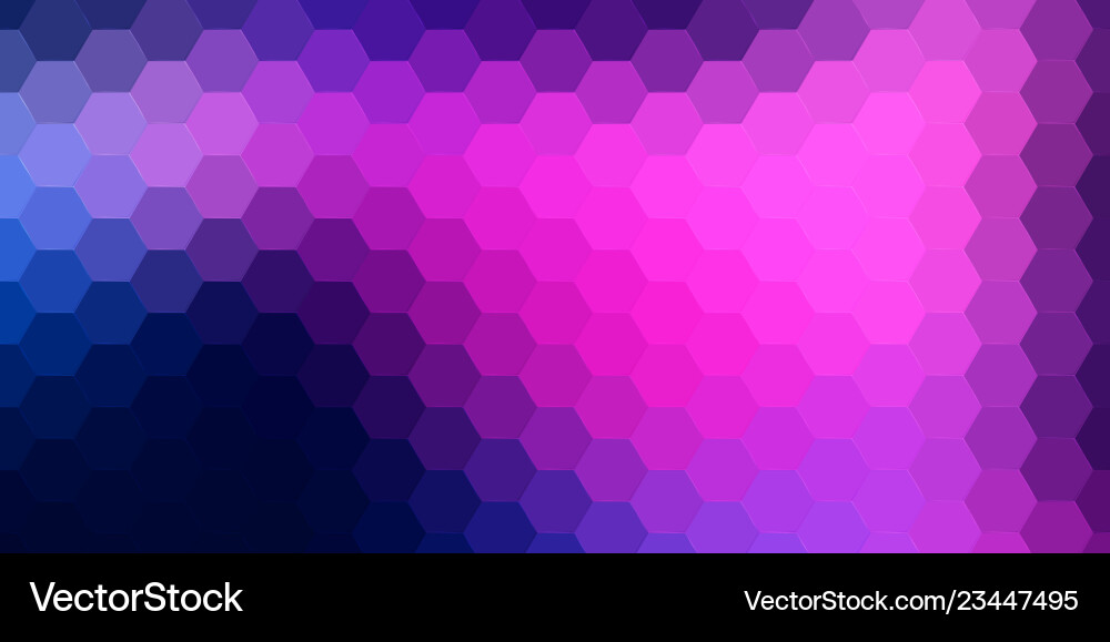 Abstract Hexagonal Pattern vector image