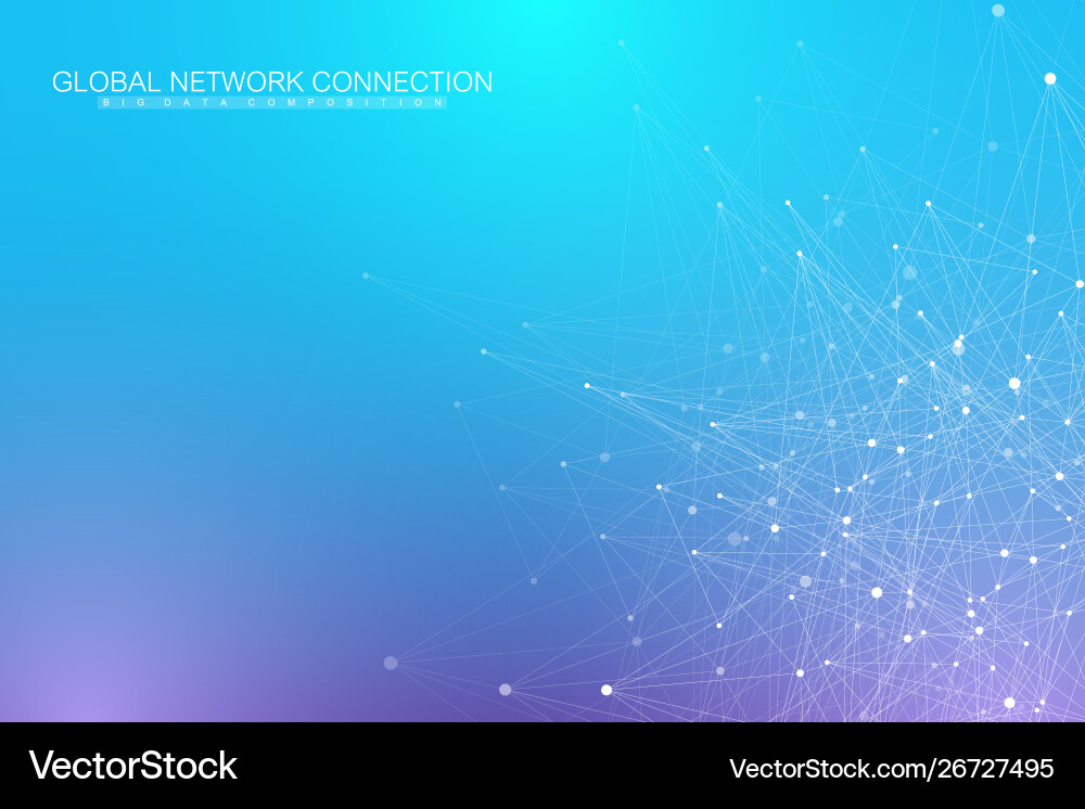 Data Network Abstract vector image