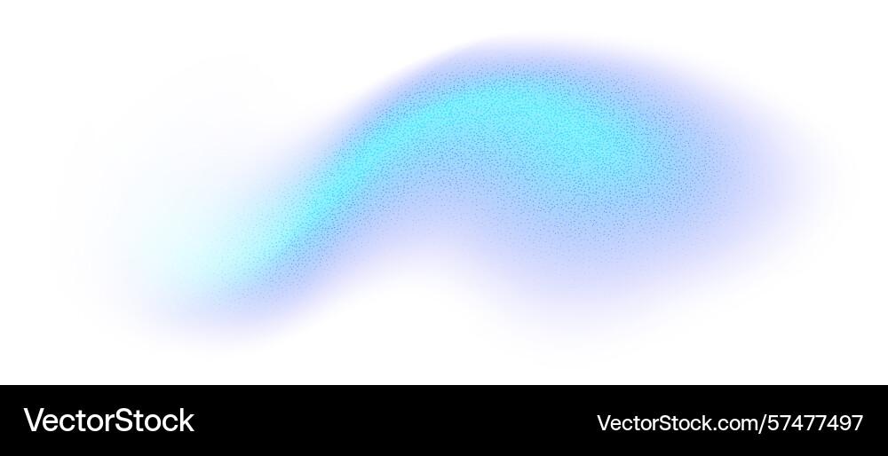 Abstract gradient shape with noise blue blurred vector image