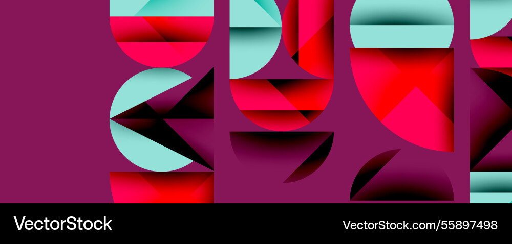 Abstract geometric pattern with intersecting Abstract geometric pattern with intersecting Vector Image