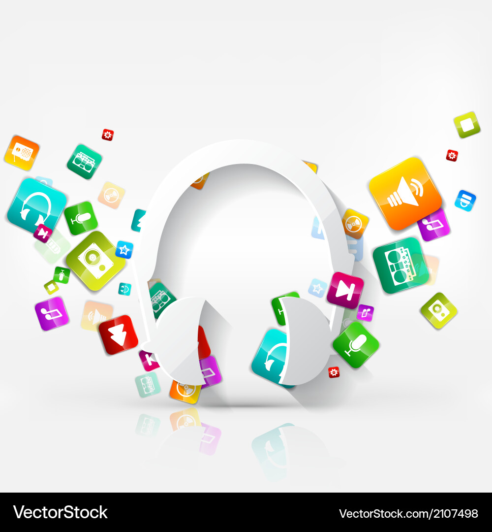 Application buttonsocial mediacloud computing Vector Image