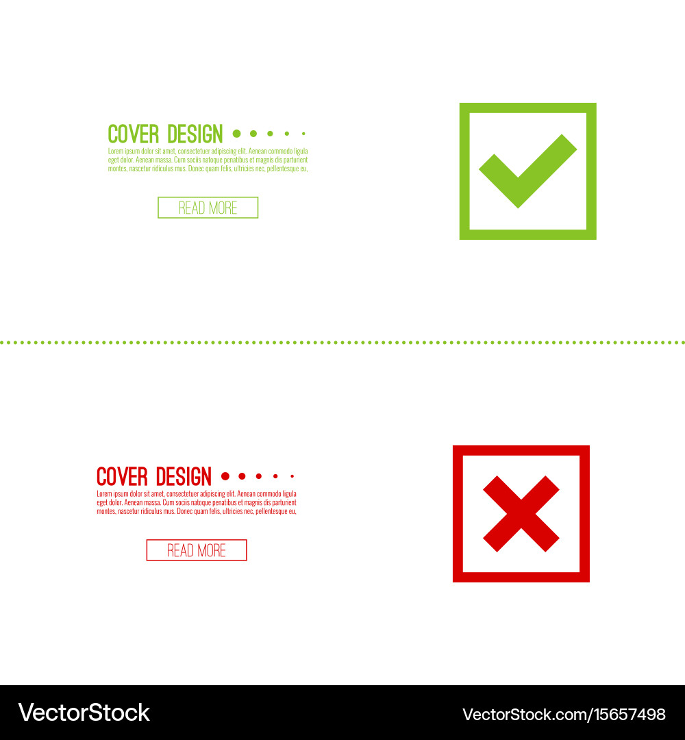 Checkmark Buttons vector image