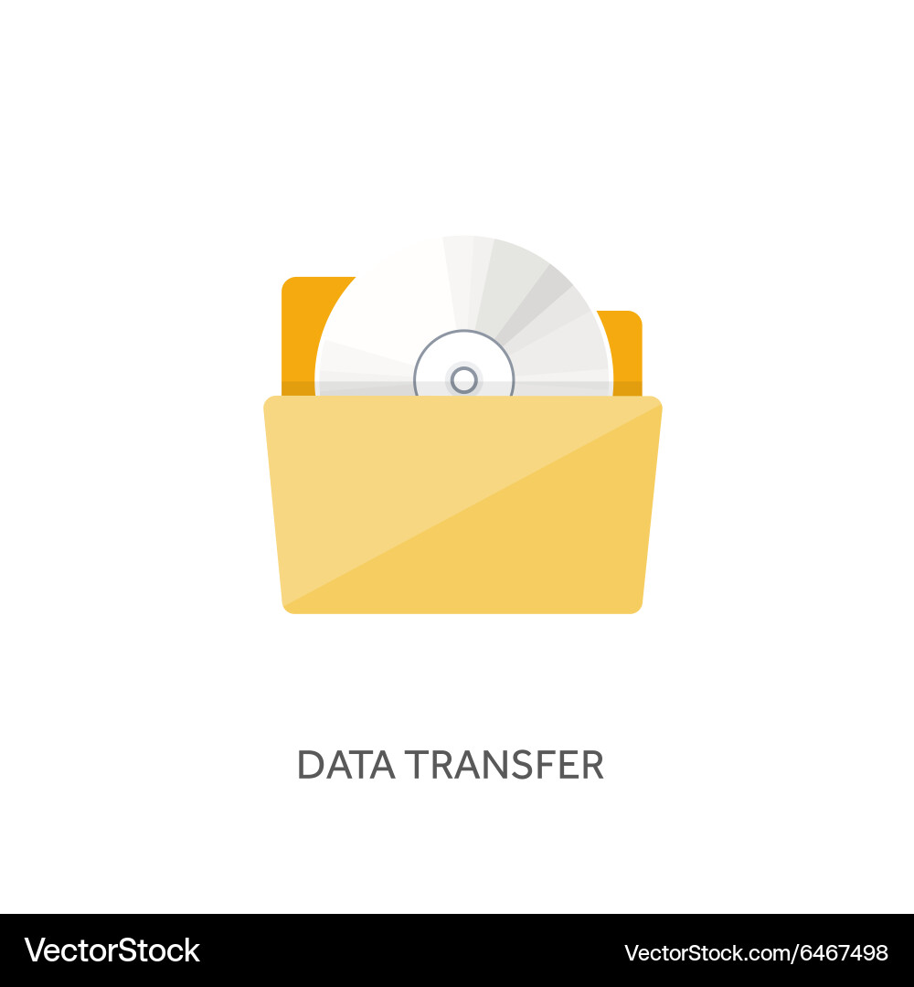 Flat background with envelope Vector Image