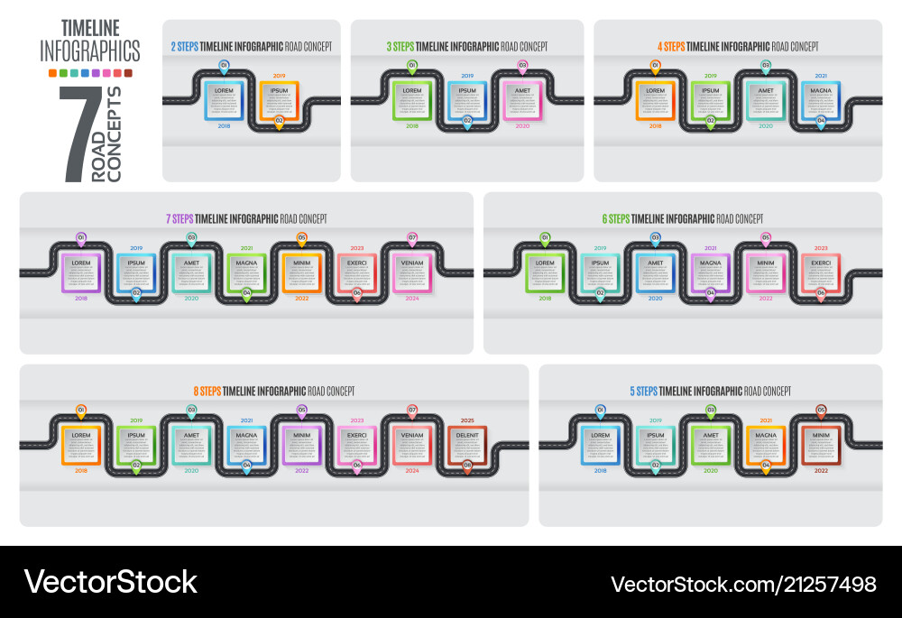 Navigation map infographic timeline concept Navigation map infographic timeline concept vector image