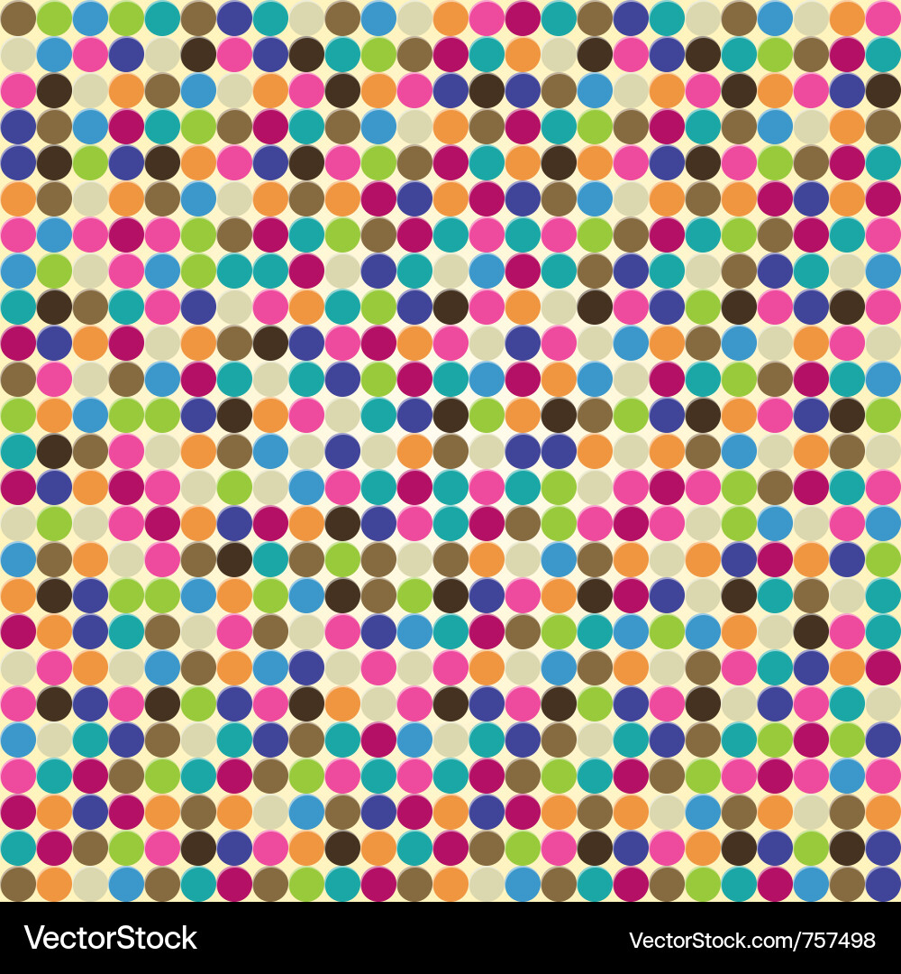 Vibrant Circle Pattern vector image