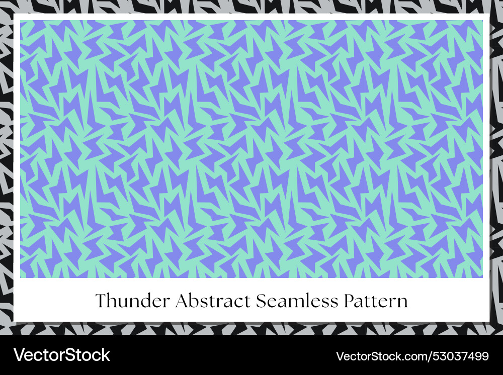Abstract Lightning Maze Pattern Vector Image
