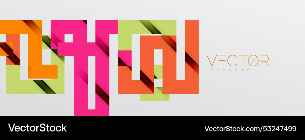 Color bend lines with shadow texture effect Vector Image