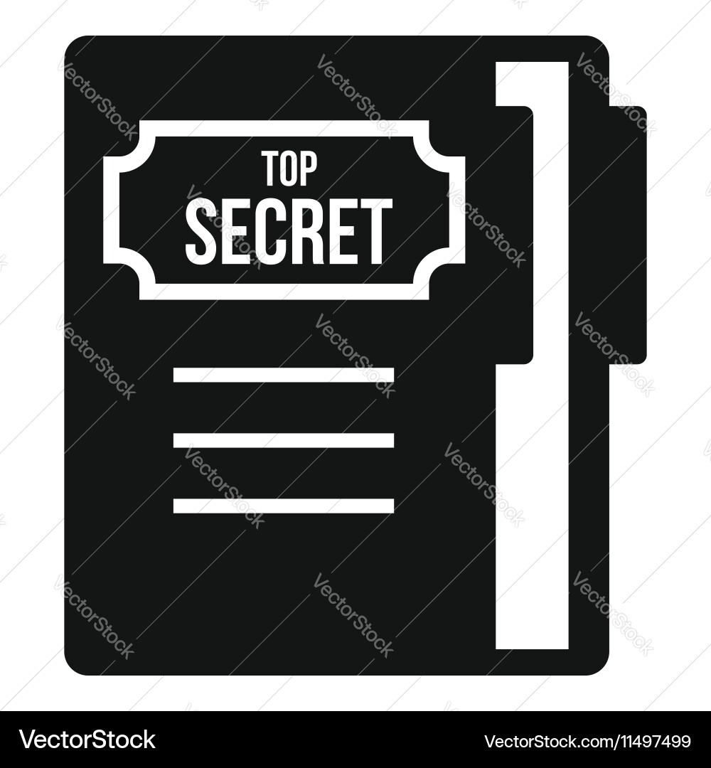 Notepad icon simple style vector image
