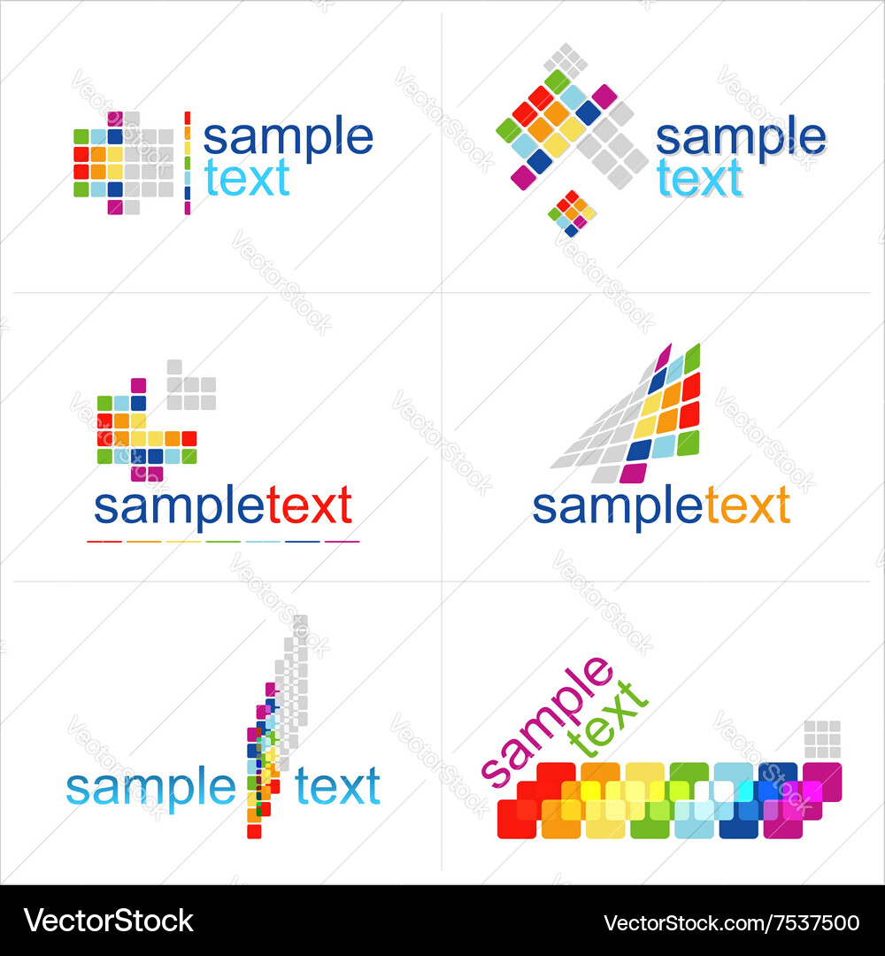 Design elements Vector Image