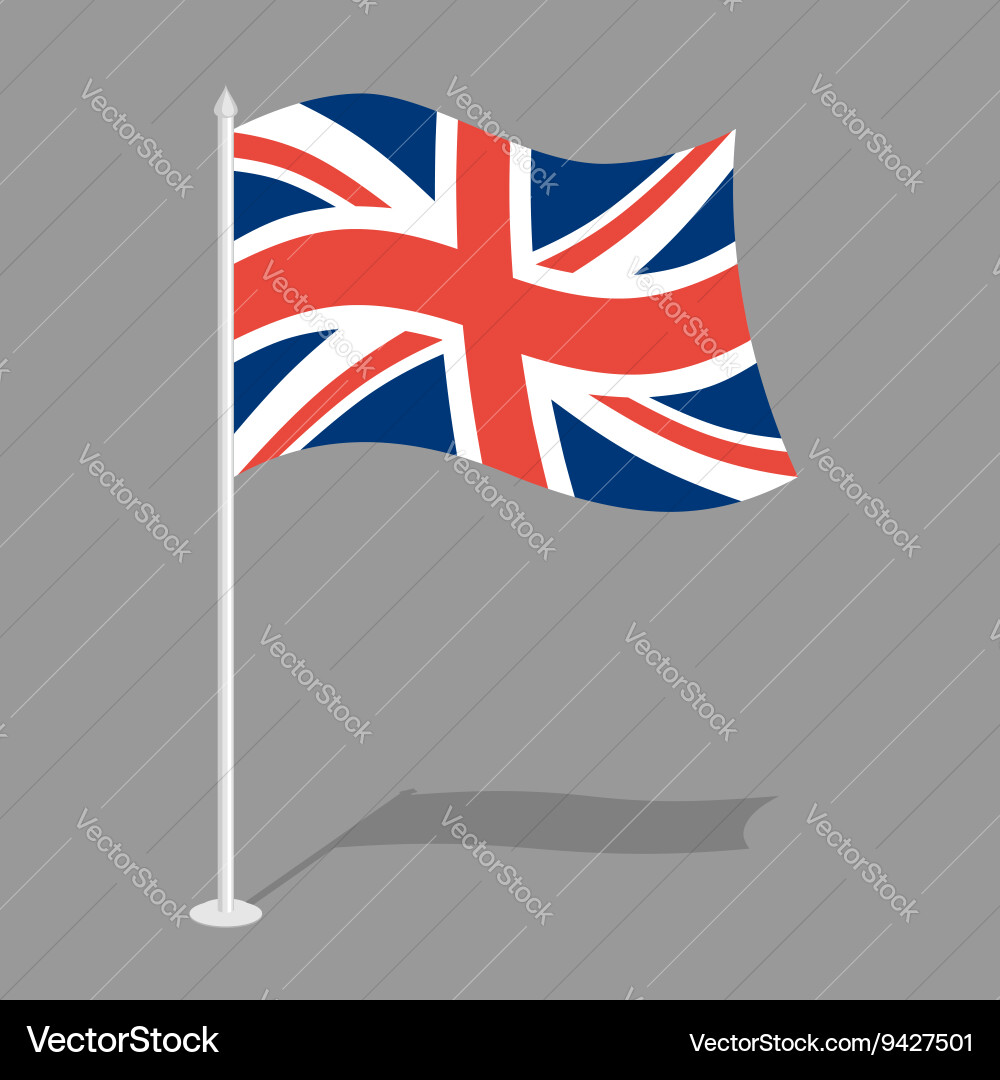 Great britain flag official national symbol vector image