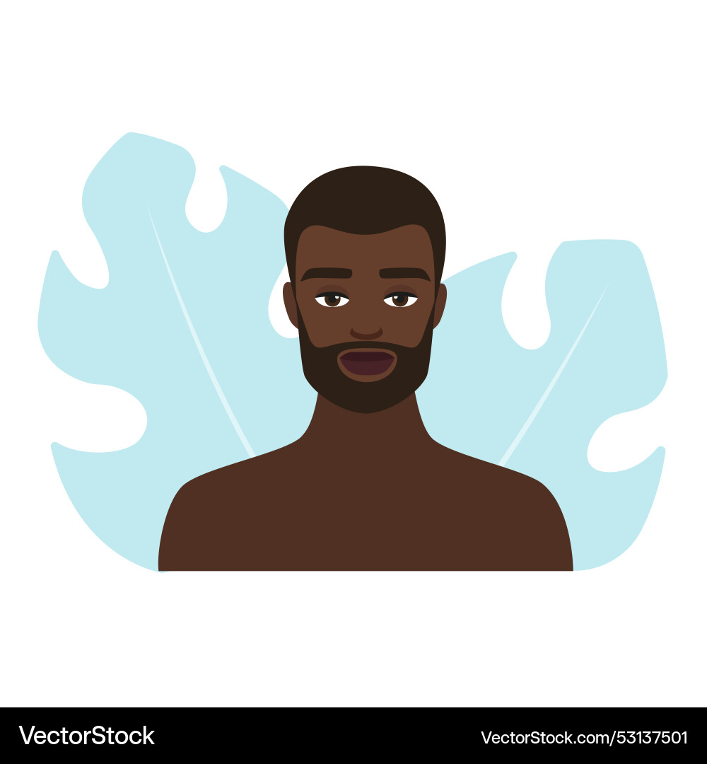 Man with beard Man with beard Vector Image