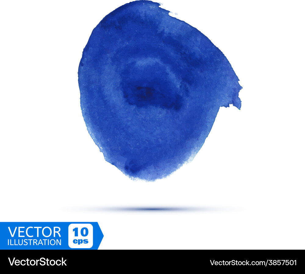 Watercolor Paint Splash Royalty Free Vector Image