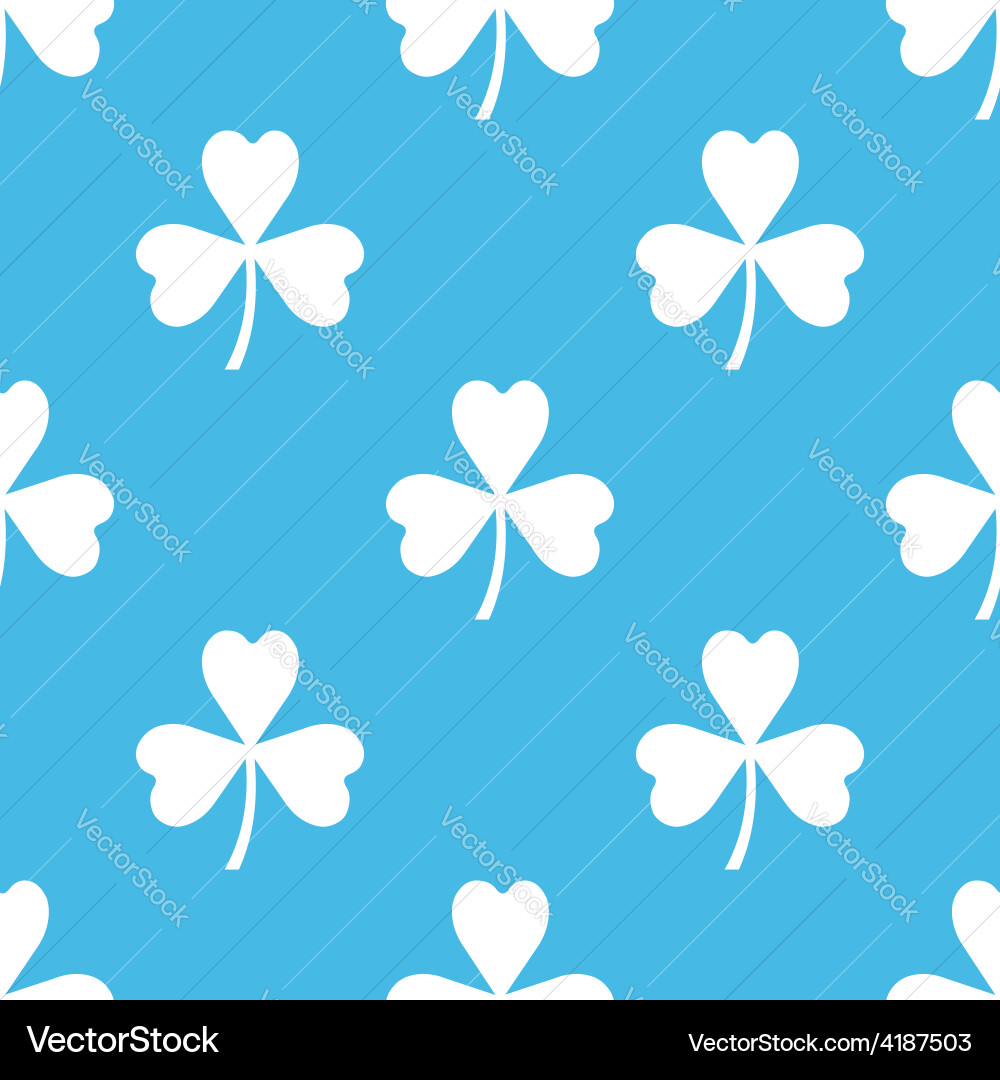 Clover seamless pattern vector image