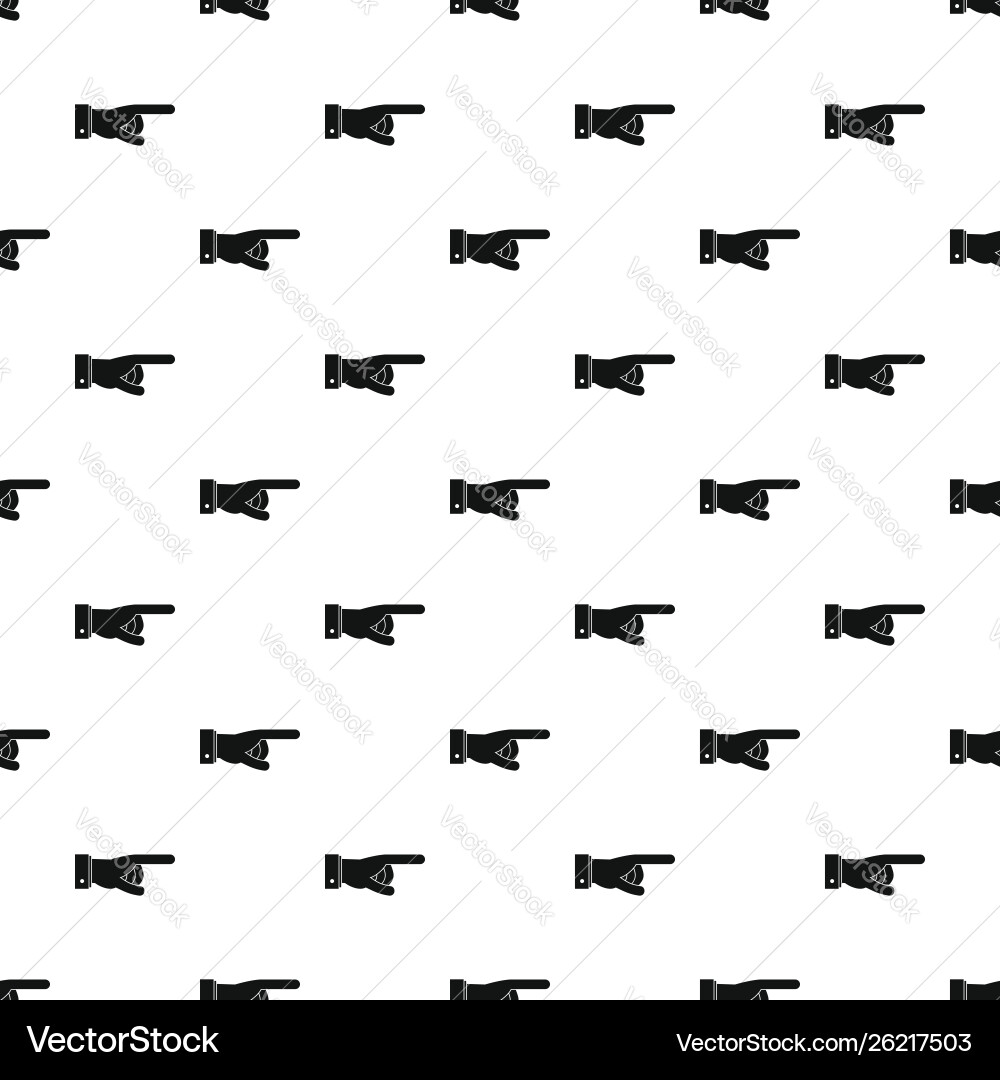 Hand go pattern seamless Hand go pattern seamless vector image