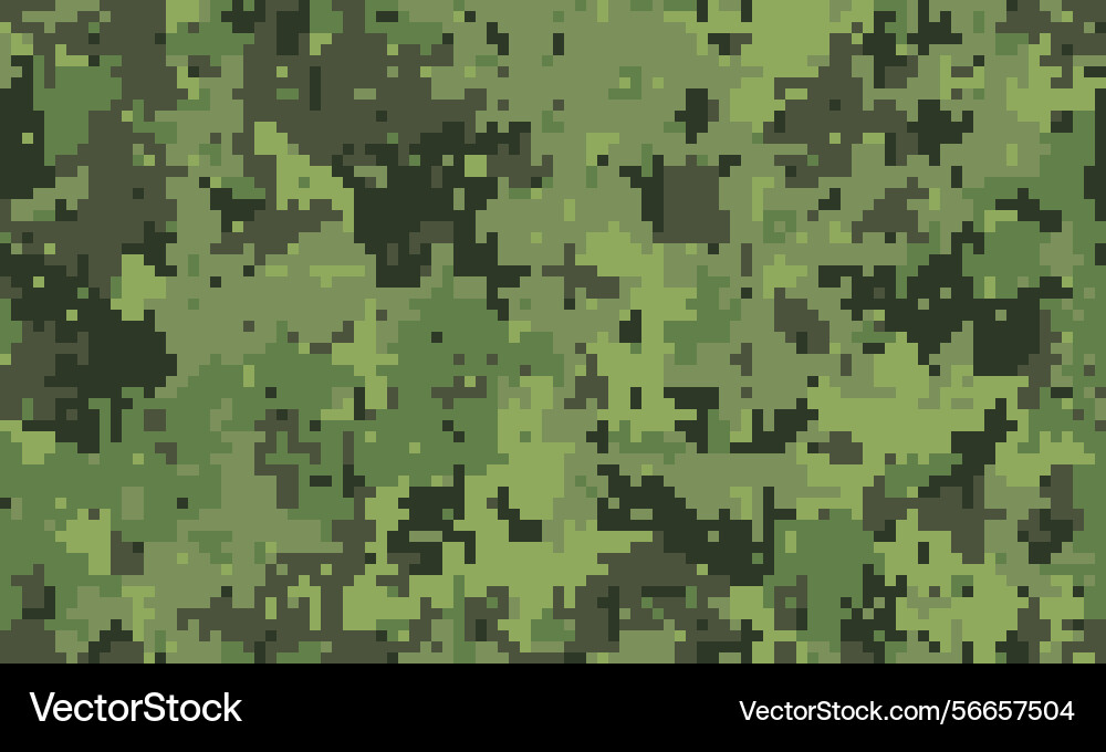Abstract digital camouflage pattern versatile vector image