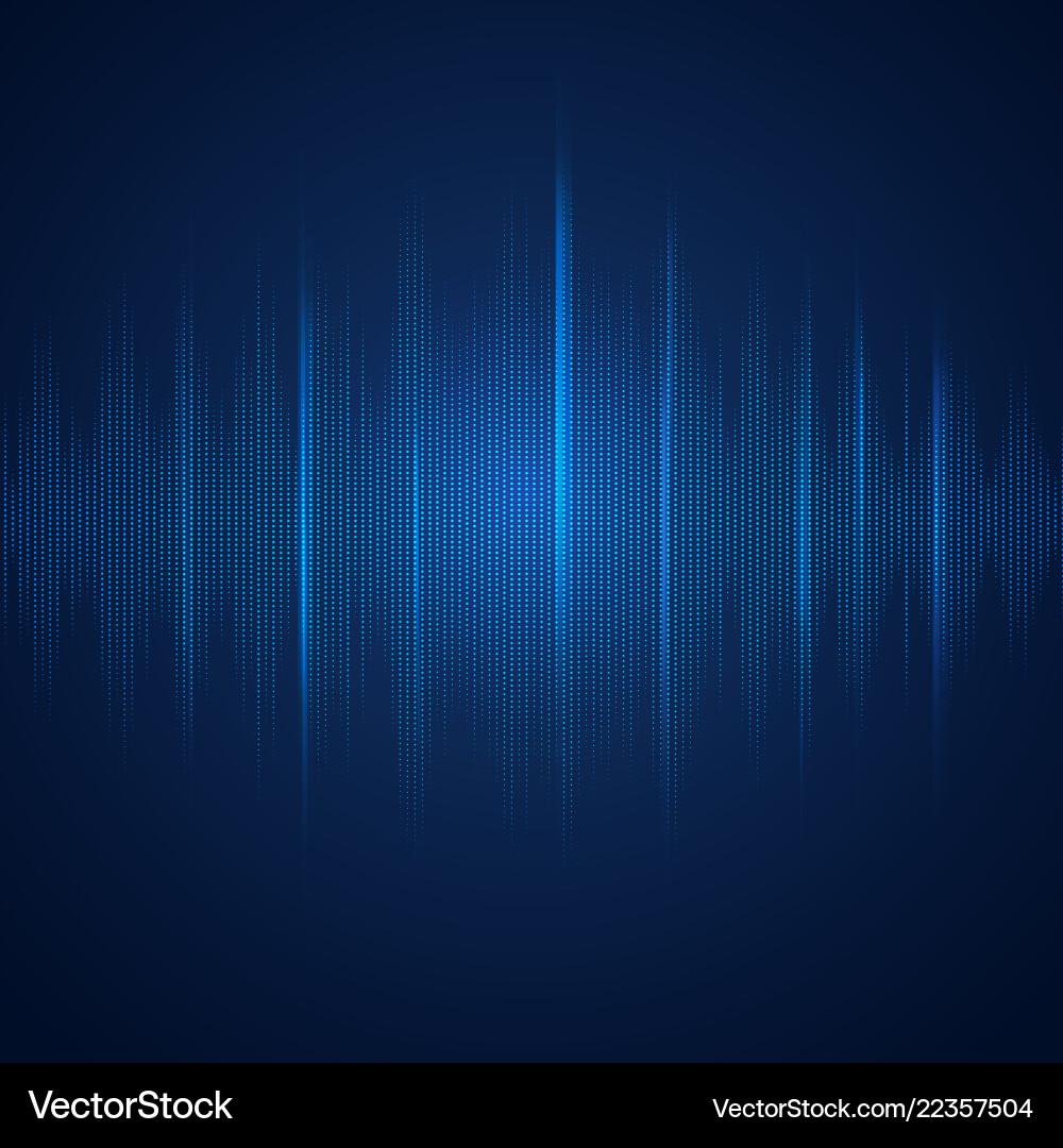Blue waves Royalty Free Vector Image - VectorStock