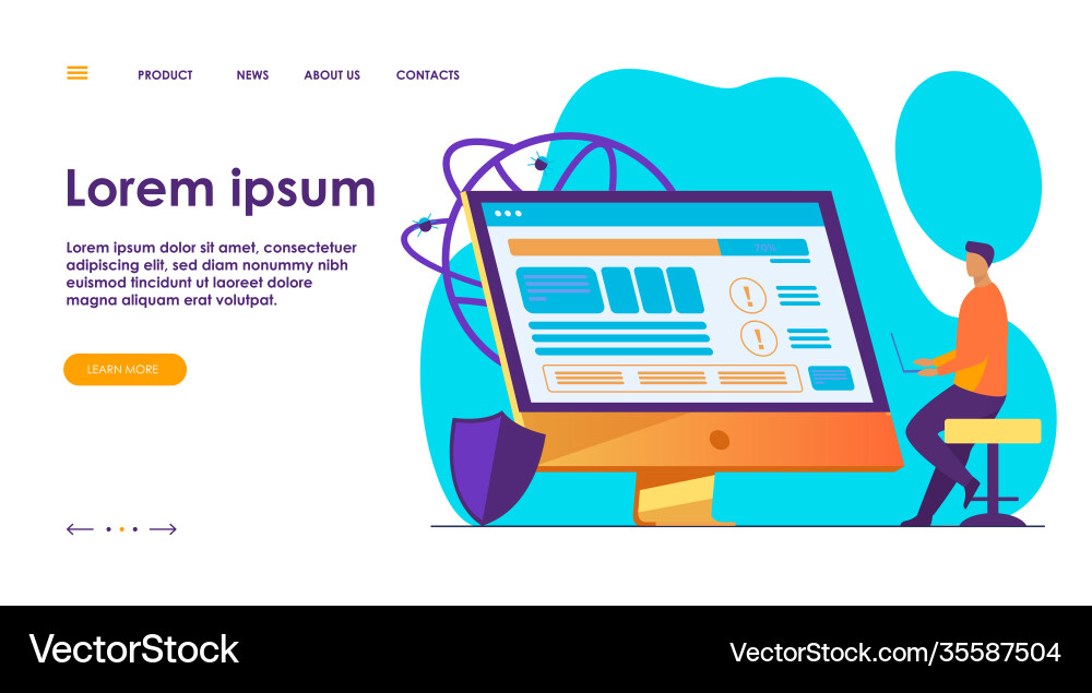 Entwickler Testsoftware Entwickler Testsoftware vektorbild