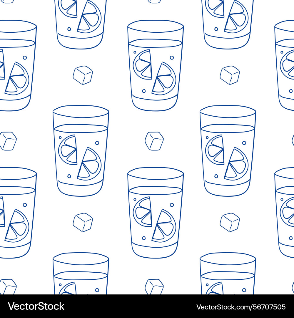 Refreshing lemon-lime drink pattern creating Refreshing lemon-lime drink pattern creating vector image