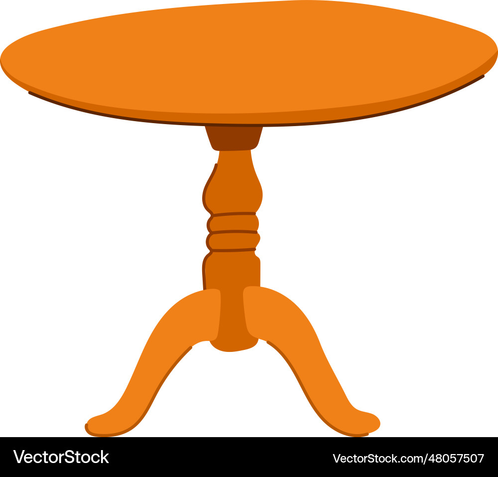 Home table dining cartoon Royalty Free Vector Image