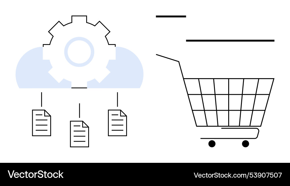 Integration of cloud computing and e-commerce Integration of cloud computing and e-commerce Vector Image