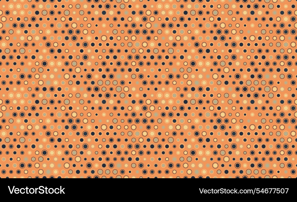 Round dotted pattern with geometric simplicity Vector Image
