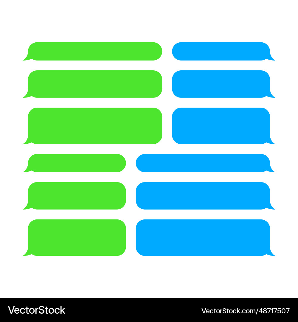 Sms message icons chat bubble speech set Sms message icons chat bubble speech set Vector Image
