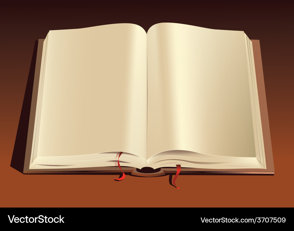 Empty pages vector image