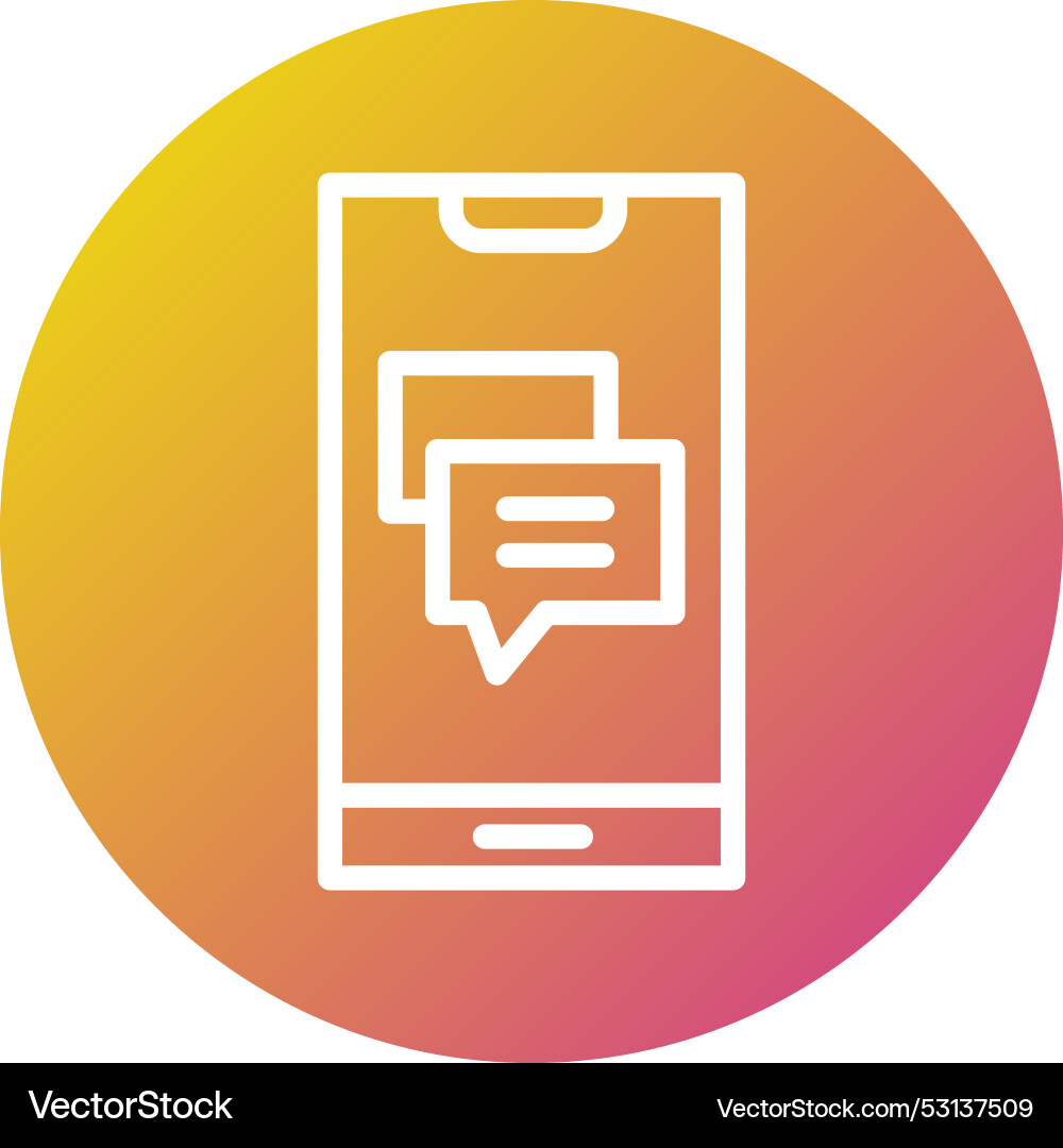 Message icon design Vector Image