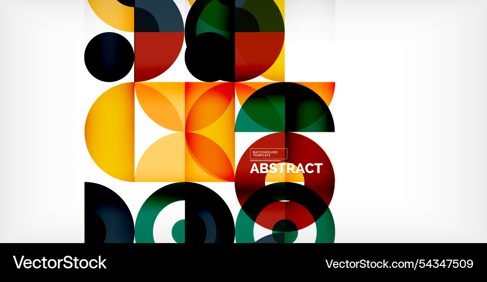 Minimal geometric abstract background circle Minimal geometric abstract background circle Vector Image