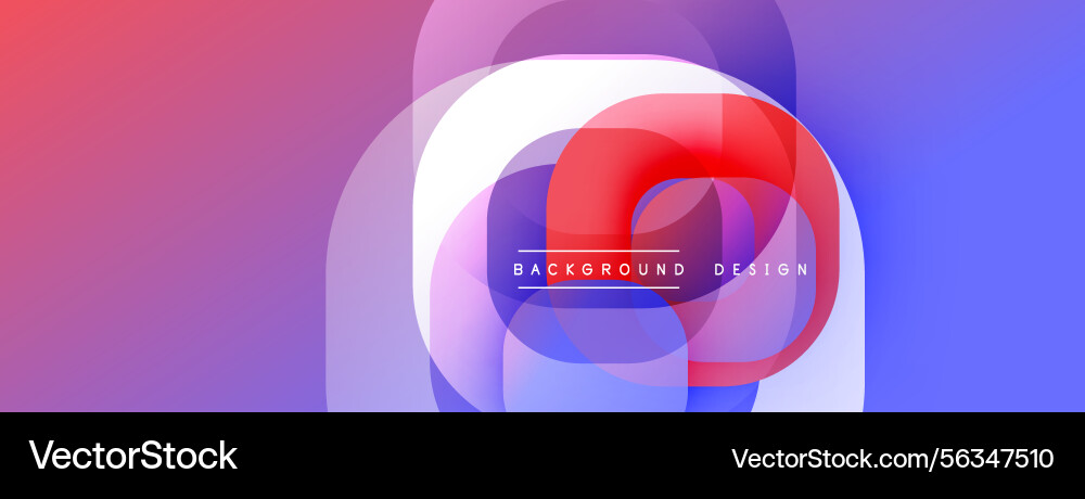 Abstract composition featuring overlapping Abstract composition featuring overlapping vector image