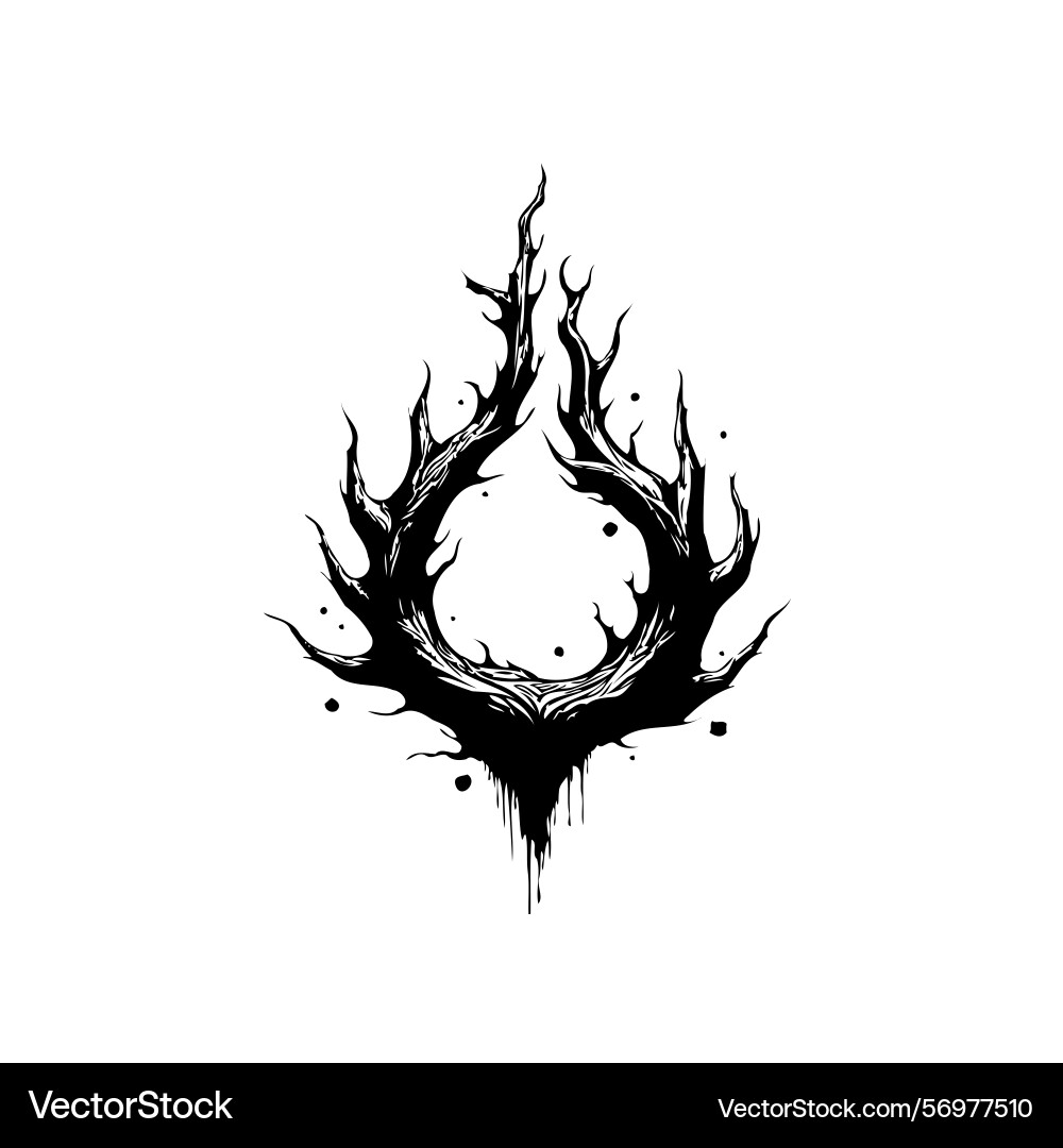 Abstract teardrop shape crafted from Abstract teardrop shape crafted from Vector Image