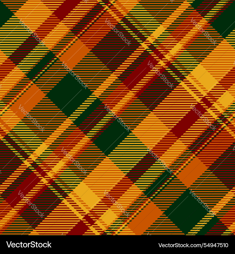 Dynamic abstract plaid pattern in warm autumnal Dynamic abstract plaid pattern in warm autumnal vector image