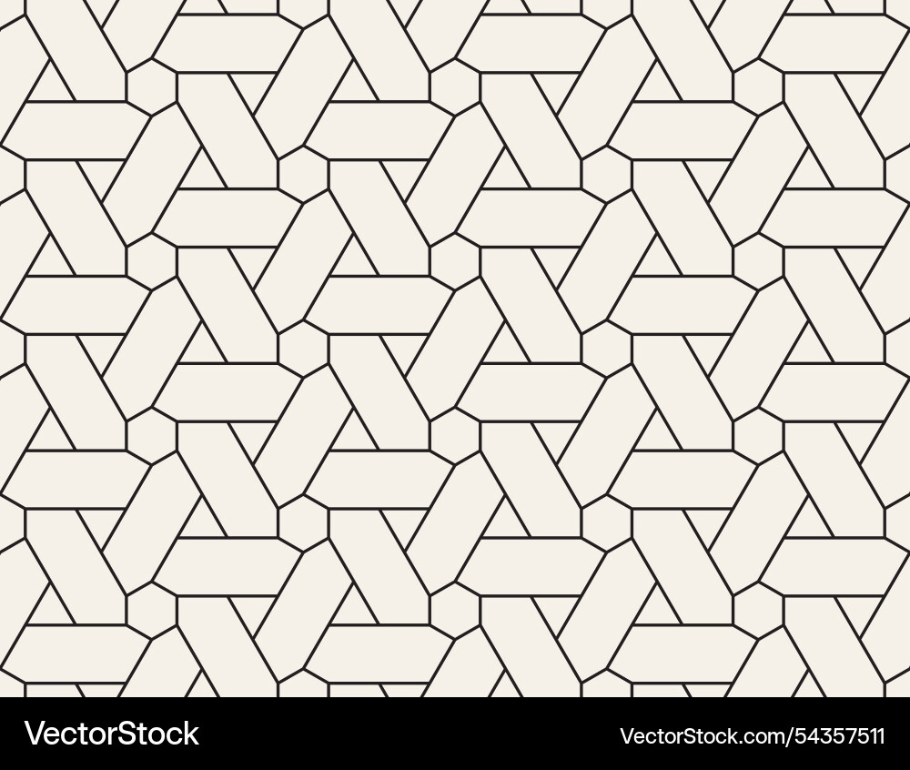 Seamless pattern repeating geometric elements Vector Image