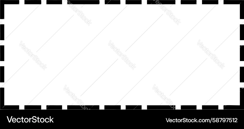 Grid pattern rectangle frame vertical lines Vector Image